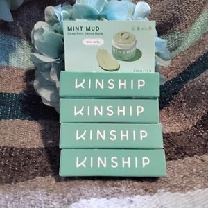 KINSHIP Mint Mud Deep Pore Detox Mask x4